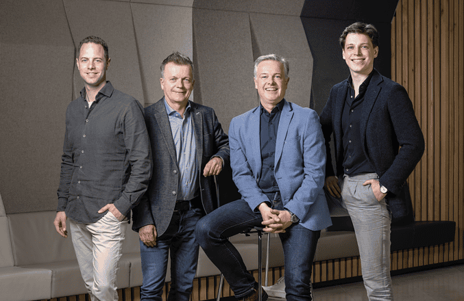 Vincent Ruis, Michel Ziekman, John-Paul van Heel, Stijn Mandigers © Rabobank